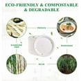 thumbnail image 4 of 500 Pack Paper Plates 9 inch 100% Compostable, Heavy-Duty Disposable Paper Plates Bagasse Natural Biodegradable Eco-Friendly Sugarcane（White）, 4 of 8
