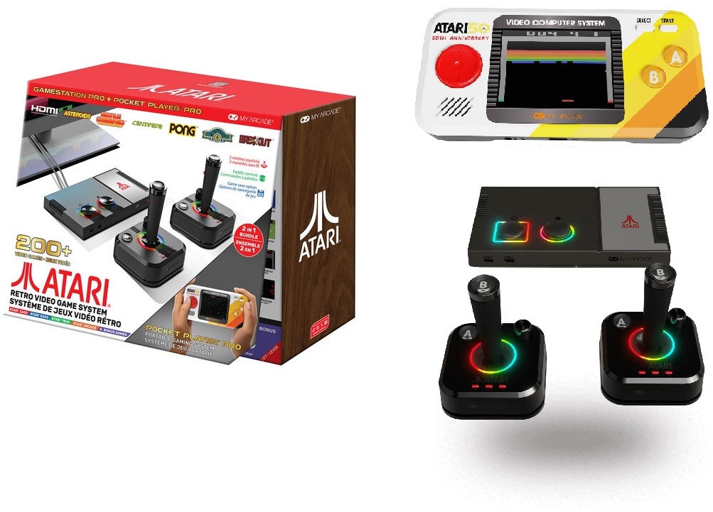 My Arcade - Atari Gamestation Pro + Atari Pocket Player Pro Bundle