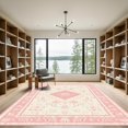 thumbnail image 2 of ODIKA 6'x9' Machine Washable Non-Slip Area Rug, Oriental Blush Pink High Traffic Rug, Pink, 1076707, 2 of 7