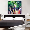 thumbnail image 2 of ARTCANVAS Promenade 1913 Canvas Art Print by August Macke - Size: 36" x 36" (0.75" Deep), 2 of 9