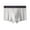 White, variant on VgaVtl Plus Size Mens Boxers Cotton Panties for Men Solid Color Soft Breathable Workout Underpants,Gray 4XL