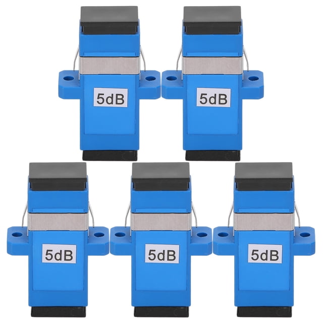 5pcs Optical Fiber Connector, Single Mode Optical Coupler, Anti-interference Wear Resistant For Automobile Aerospace