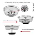 thumbnail image 3 of Styles Shipped Randomly for Stainless Steel Sink Filter With Strainer Kitchen, 3 of 8