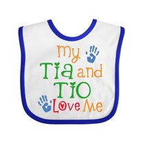 Inktastic Tia and Tio Love Me Boys or Girls Baby Bib