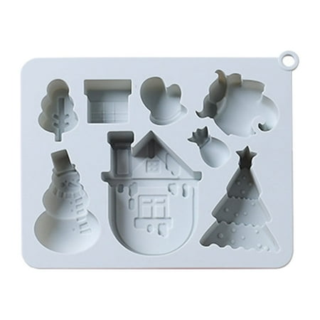 

Dessert Molds Christmas Chocolate Cake Molds Christmas Molds Silicone Non Stick Christmas Baking Molds for Chocolate Candy