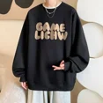 thumbnail image 2 of Camisetas para hombre, camisetas de dibujos animados, ropa de anime para hombre, sudaderas holgadas blancas de gran tamaño, talla grande, camisetas sociales originales de manga larga A, 2 of 5
