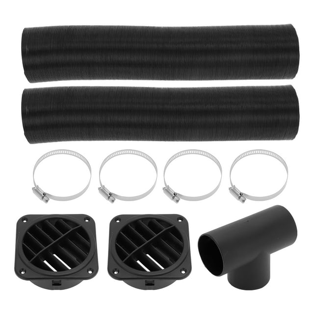 Kit de conducto de calefacción para automóviles Unique Bargains, juego de tubo de calefacción con cubierta de salida de ventilación