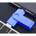 thumbnail image 5 of CHAO Unidad flash USB 2.0 Unidad flash USB giratoria (azul, 8 Gb), 5 of 5