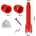 thumbnail image 3 of NOGIS 8-in-1 Faucet and Sink Installer Sink Tools Multifunctional Wrench Plumbing Tool Plumber Sink Wrench Installation Pipe Extractor for Plumbing Toilet Bowl Bathroom Kitchen, 3 of 7