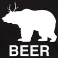 thumbnail image 3 of CafePress - Beer. Bear With Deer Antlers T Shirt - Men's Classic Graphic Cotton T-Shirt, 3 of 4
