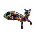 thumbnail image 4 of Figura de gato durmiendo en la siesta, adorno de mesa, escultura de resina de 8 x 3,5 x 6 pulgadas para estantes flotantes montados en la pared, Estilo C, 4 of 9