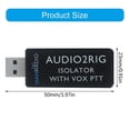 thumbnail image 3 of AUDIO2RIG ISOLATOR Sound Card Advanced ABS Sound Card for Desktop and Laptop Computers, 3 of 5