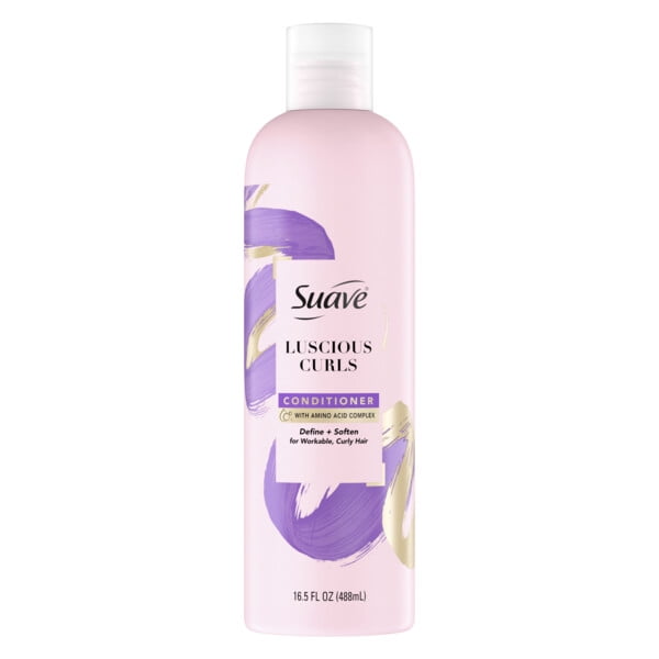 Suave Pink Conditioner Curl Define 17 Oz Walmart Com Walmart Com