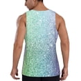 thumbnail image 3 of Gaeub Beautiful Glitter Men's Athletic Tank Top, Workout Sleeveless Shirts, Running Tank Tops for Gym, Running, Training - 4X-Large, 3 of 9