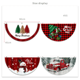 thumbnail image 3 of Bandera de jardín de Navidad en forma de abanico, accesorios para fiesta de Navidad A, 2 piezas Banderas para exteriores Banderas Banner de abanico colgante de invierno para fiesta de Navidad al aire libre Rojo Verde, 3 of 5
