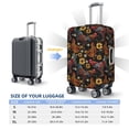 thumbnail image 6 of Xecao Sunflower Rooster print Elastic Luggage Cover, with double-sided print , is perfect for travel, business, and daily use, 6 of 9