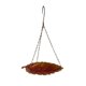 thumbnail image 1 of Comedero para pájaros colgante al aire libre, decoración de hojas de Metal, decoración de jardín resistente, bandeja de comida para pájaros para , 26x16x36cm, 1 of 9