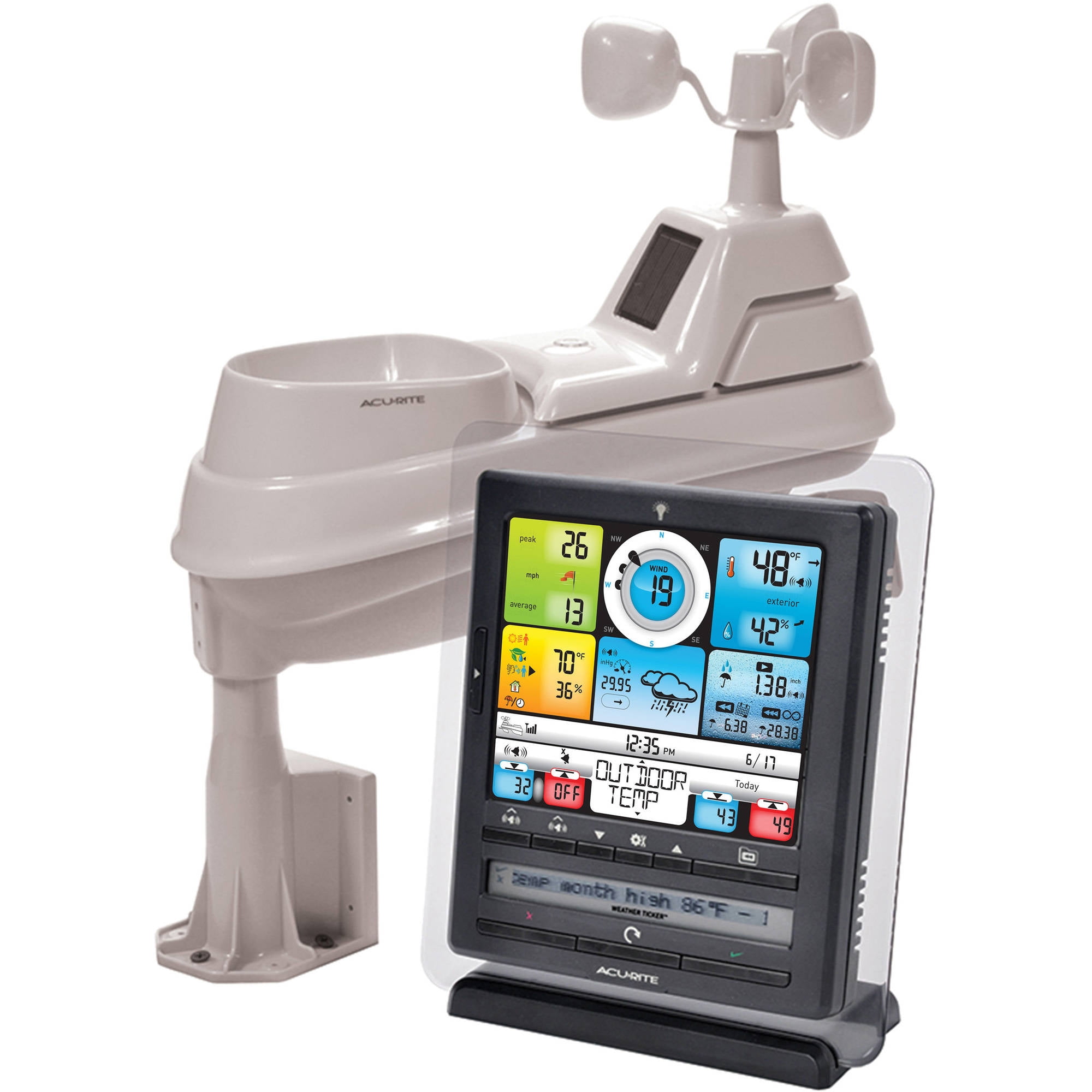 AcuRite 8" Pro Digital Weather Station with PC Connect. Professional Weather Station... by Chaney Instruments