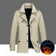 thumbnail image 4 of Gabardina de otoño e invierno para hombre, chaquetas extra largas, abrigo largo informal para hombre, rompevientos de moda de terciopelo de invierno 8XL, 4 of 5