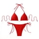 thumbnail image 2 of Trajes de baño para mujer, bikinis de cintura alta con cordón ajustable, traje de baño fruncido, conjunto dividido, trajes de baño para mujer, trajes de baño para mujer, traje de baño para mujer, traj, 2 of 6