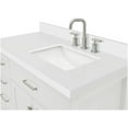 thumbnail image 3 of Ariel H043srwqrvo Bristol 43" Free Standing Single Rectangular Basin Vanity Set - White, 3 of 7
