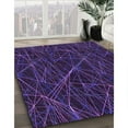 thumbnail image 2 of Ahgly Company Indoor Rectangle Patterned Purple Amethyst Purple Area Rugs, 5' x 8', 2 of 6