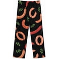 thumbnail image 5 of Top-kevin Women's Pajama Sets Seafood Fruit Pattern Long Sleeve Lounge Sets Pjs Sleepwear with Pockets, 5 of 12