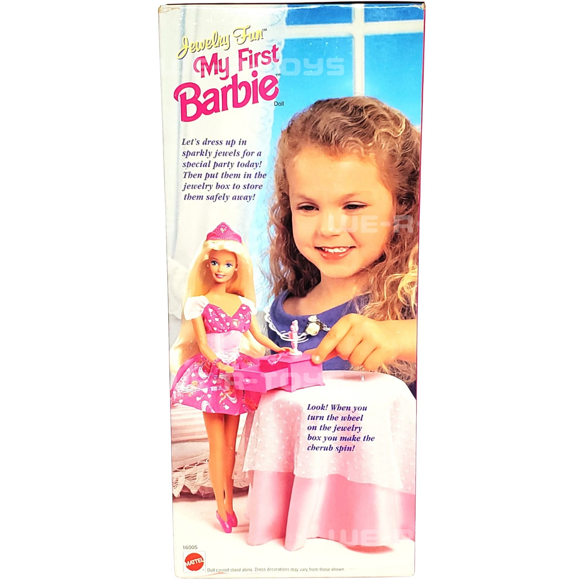 1996 Jewelry Fun Barbie, NRFB, (16005) Non-Mint Box 1996 Jewelry Fun Barbie, NRFB, (16005) Non-Mint Box