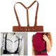 thumbnail image 5 of Moda mujer cintura arnés cinturón debajo del pecho corsé ancho damas chaleco Punk Marrón Zulema corsé cinturón, 5 of 7
