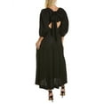 thumbnail image 2 of Rebecca Taylor womens  Open Back Maxi Dress, XS, Black, 2 of 3