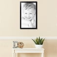 thumbnail image 3 of ArtToFrames 16" x 27" Satin Black Bull Nose Picture Frame, 16x27 inch Black Wood Poster Frame (WOM-1417), 3 of 7