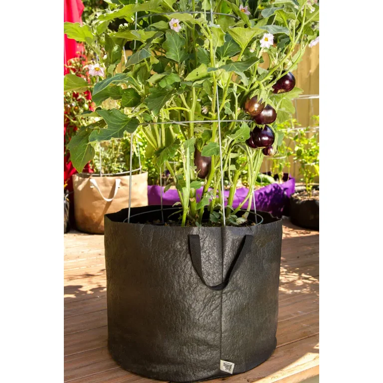 Smart Pot Black 25 Gallon w- Handles