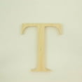 thumbnail image 3 of Package of 1, 18 Inch X 1/2" Thickness Baltic Birch Wood Letter T in The Times New Roman Font, Thick, Upper Case for Art & Craft Project, Made in USA, 3 of 4