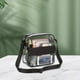 thumbnail image 3 of Bolso transparente Hugo de PVC impermeable con cierre de cremallera para mujer, 3 of 10