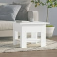 thumbnail image 1 of vidaXL Table Basse Blanc 55x55x42 cm Bois d'Ingénierie, 1 of 4