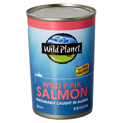 (Pack of 12) Wild Planet Wild Pink Salmon Canned 14.75 Oz