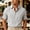 Black, variant on COSFO Casual Mens Summer Button Down Shirts Short Sleeve Striped Shirt Loose Fit with Pocket Collared Men Shirts