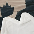 thumbnail image 3 of Erosebridal Black Maple Leaf Sherpa Blanket 50x60,Canadian Flag Fuzzy Blanket Throw,Vintage Bedroom Decor,Super Cozy, 3 of 6