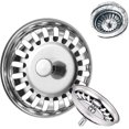 thumbnail image 1 of Fregadero de cocina, Fregadero de cocina, 2 paquetes de tapones de baño universal, 11 kaili Sencillez, 1 of 2