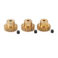 thumbnail image 2 of 20T Pinion Gear, Copper M0.6 RC Motor Gear  for 1/12 1/16 RC Car, 2 of 8