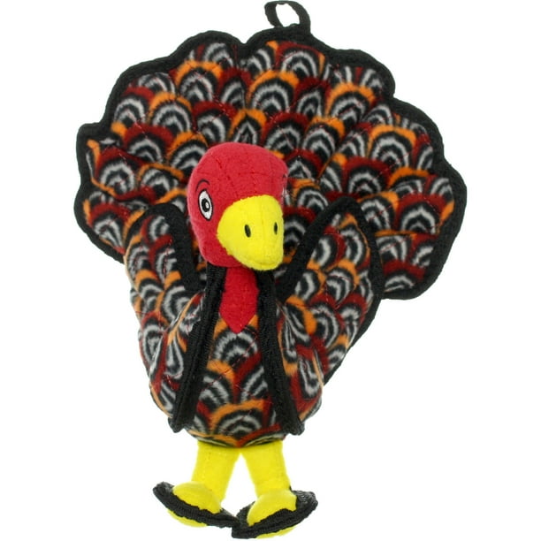 Tuffy Jr. Barnyard Durable Turkey Dog Toy with Squeaker