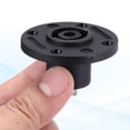 thumbnail image 4 of 2pcs 4 Pole Speaker Jack Twist Lock,2 Inch XLR Speaker Panel Mount,Black, 4 of 7