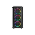 thumbnail image 2 of Rosewill SPECTRA D100 ATX Mid-Tower Gaming PC Computer Case, Supports 240mm & 360mm Liquid Coolers, 4 Dual-Ring RGB LED Fans, Steel Mesh Airflow, Tempered Glass, LED Mode Control, 2 of 5