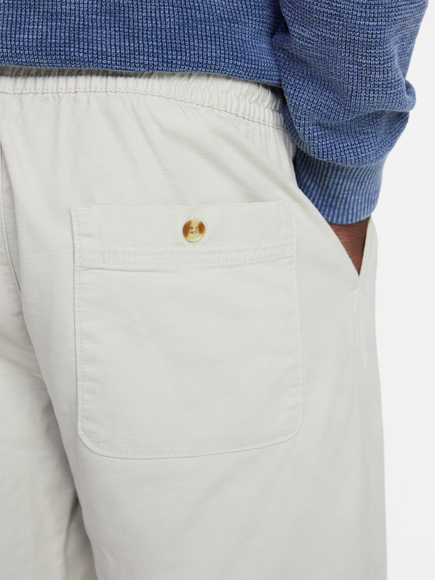 George Men's & Big Men's Modern Fit Slub Pull On Shorts, 6", 8" Inseams, Sizes S-3XL