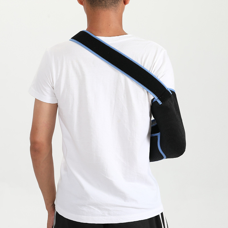 Arm Sling Shoulder Immobilizer for Women and Men,Adjustable Shoulder Sling for Torn Rotator Cuff Brace,Fits Left or Right,for Shoulders,Arm,Wrist,Elbow,and Clavicle Injury (1, Blue)