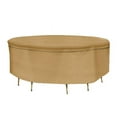 thumbnail image 3 of Patio Medium Waterproof Round Table & Chair Cover - Outdoor Patio Table Chair Combo Washable - Heavy Duty Furniture 88 Inch Combo Cover, 3 of 5