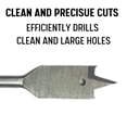 thumbnail image 3 of Juego de brocas Drill America Spade/Paddle para madera, 6 unidades, 3 of 6