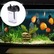 Dualoai Clear Plastic CO2 Diffuser Bubble Counter with Suker for Aquarium Planted Tanks