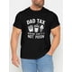thumbnail image 1 of [Tela de algodón] Camiseta gráfica humorística "IMPUESTO DE PAPÁ" para hombre, talla regular. Camisa informal de algodón de manga corta para tallas grandes. Colección de verano con divertidos estampad, 1 of 6