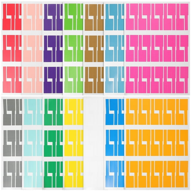 14 Sheets of Wire Labels Cable Labels Adhesive Cable Tags Stickers Cables Organizer Stickers Cord Tags